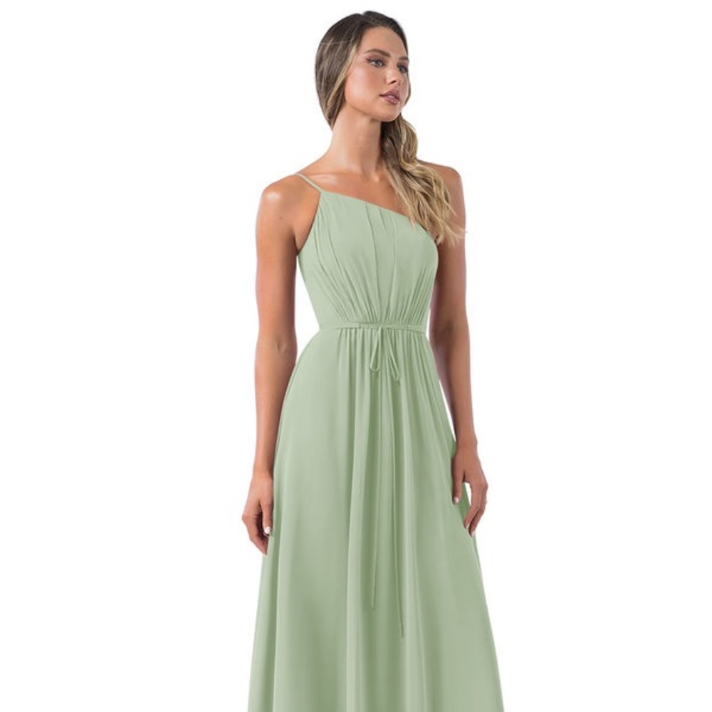 Azazie Hoya Dress in Dusty Sage